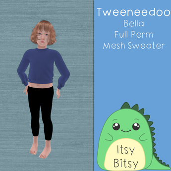 Second Life Marketplace - Itsy Bitsy Tweeneedoo Bella Full Perm Mesh Set